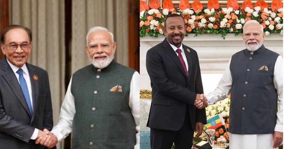 ब्रिक्स शिखर सम्मेलन: पीएम मोदी ने इथियोपिया और मलेशिया के प्रधानमंत्रियों से की द्विपक्षीय वार्ता, रक्षा और सेमीकंडक्टर सहयोग पर बनी सहमति